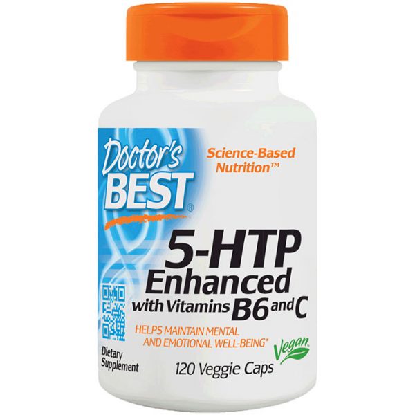 5-HTP Enhanced with Vitamin B6 & C, 120 Veggie Caps, Physician's Greatest