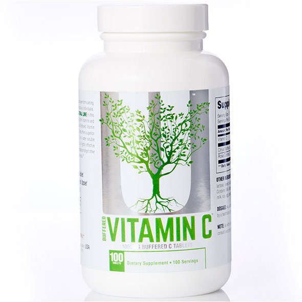 Vitamin C Buffered 1000 mg, 100 Tablets, Common Vitamin