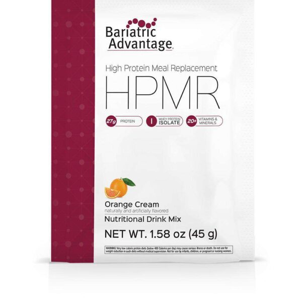 Bariatric Advantage - High Protein Meal Replacement - Orange Cream - Single Serving