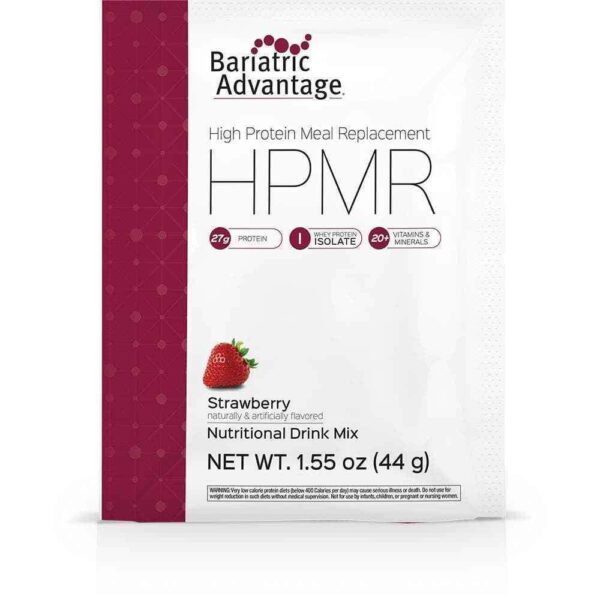 Bariatric Advantage - High Protein Meal Replacement - Strawberry - Single Serving