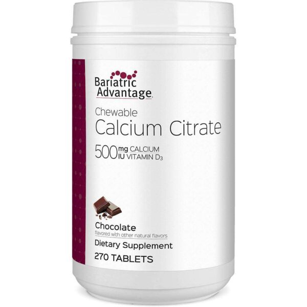 Bariatric Benefit - Chewable Calcium Citrate - Chocolate - 500mg - 270 Depend