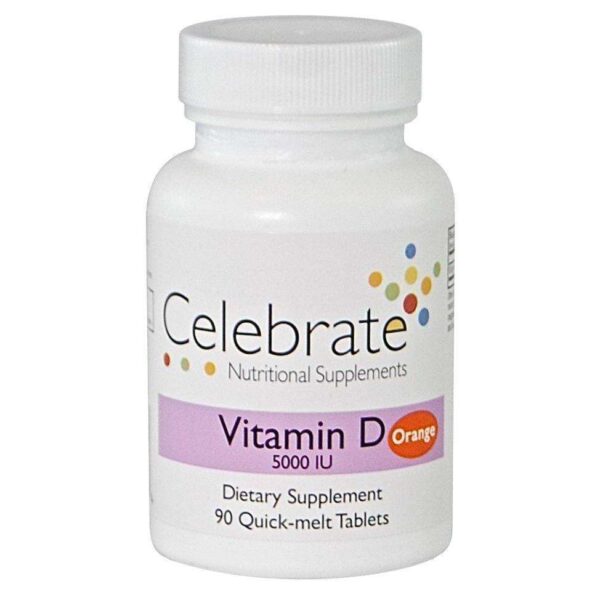 Have a good time Nutritional vitamins - Vitamin D 5000 IU - Fast-Soften - Orange - 90 Tablets