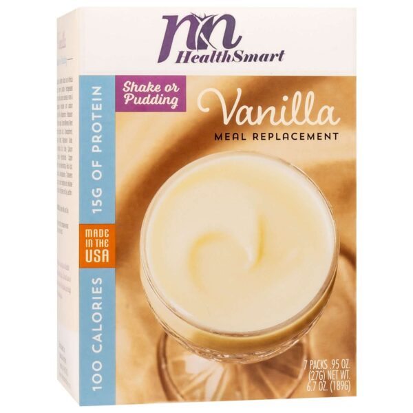HealthSmart 100 Calorie Meal Substitute Vanilla, 7 Servings