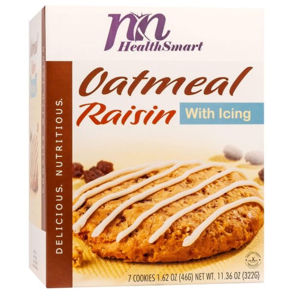 HealthSmart Protein Cookie - Oatmeal Raisin with Icing (7/Box)