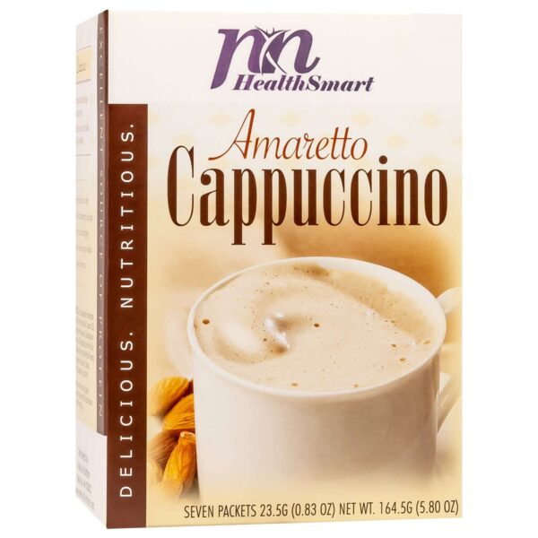 HealthSmart Protein Scorching Cappuccino - Amaretto, 7 Servings/Field