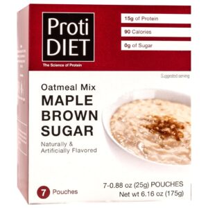 ProtiDiet Oatmeal - Maple Brown Sugar - 7/Field