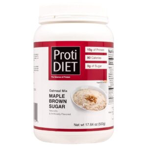 ProtiDiet Oatmeal - Maple Brown Sugar Jug - 20 Servings