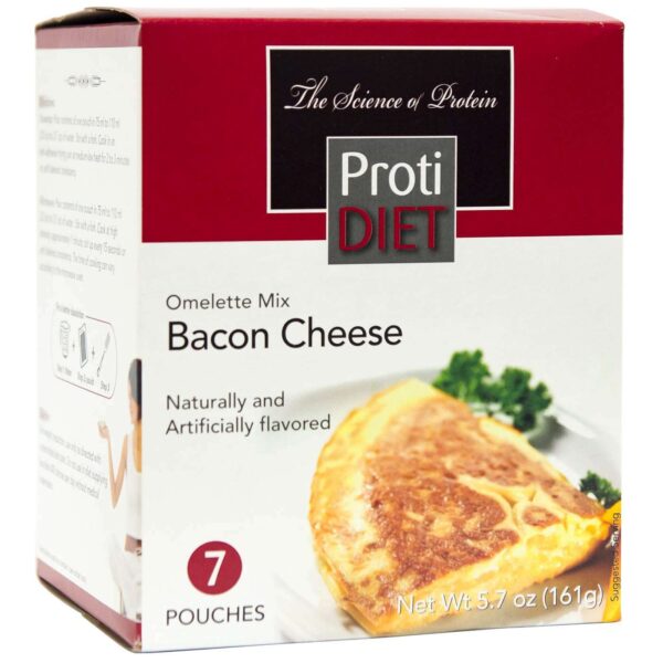 ProtiDiet Omelette - Bacon & Cheese - 7/Box