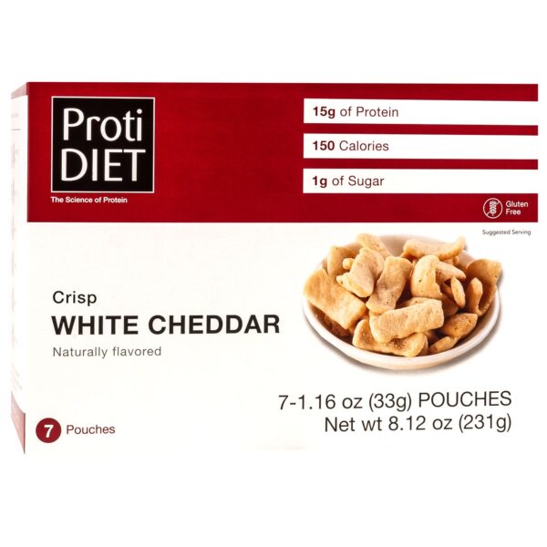 ProtiDiet Protein Crisps - White Cheddar - 7/Field