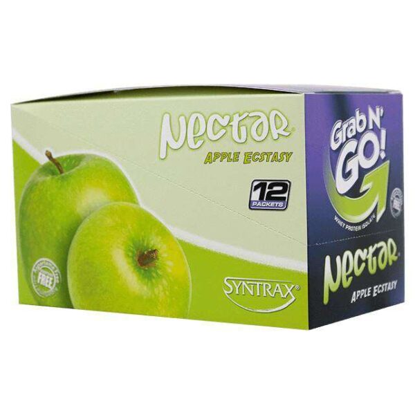 Syntrax - Nectar Protein Powder - Grab N Go - Apple Ecstasy - 12 Individual Servings