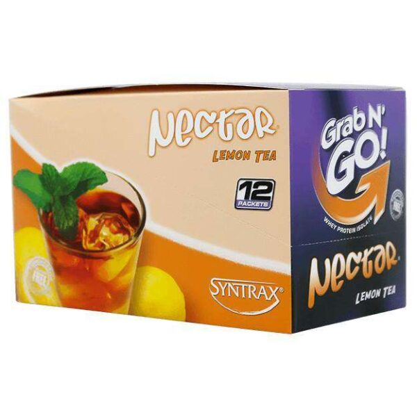 Syntrax - Nectar Protein Powder - Grab N Go - Lemon Tea - 12 Individual Servings