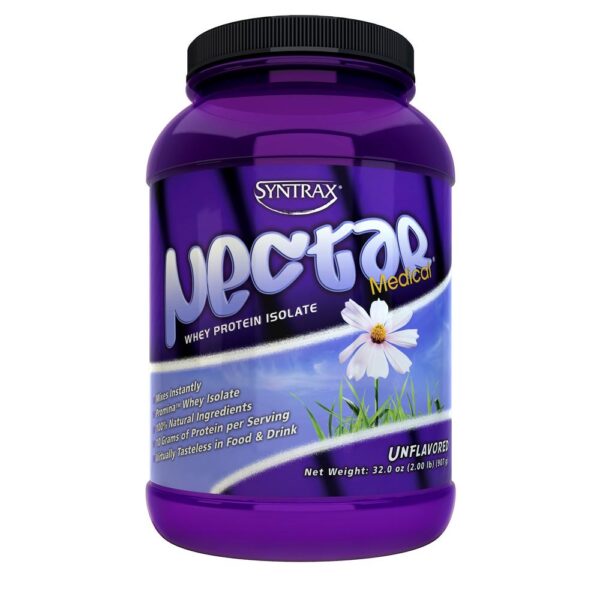 Syntrax - Nectar Protein Powder - Medical Unflavored - 2lb Jug