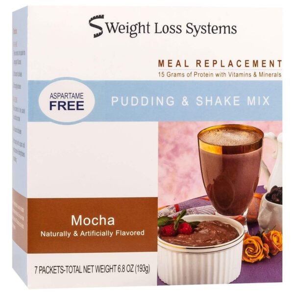 Weight Loss Programs Pudding & Shake - Mocha - Aspartame Free - 7/Field