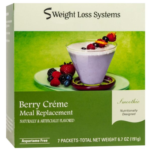Weight Loss Systems Smoothie Meal Replacement - Berry Creme - 7/Box