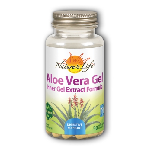 Aloe Vera Gel 50 Veg Caps by Nature's Herbs(Zand)