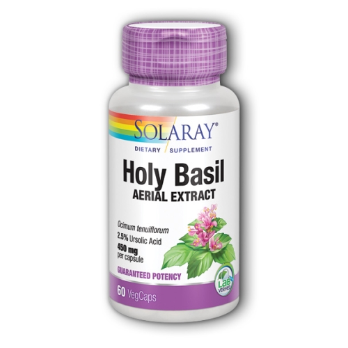 Holy Basil, 450 mg, 60 Caps by Solaray