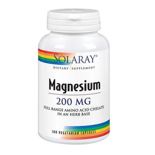 Magnesium, 200 mg, 100 Caps by Solaray