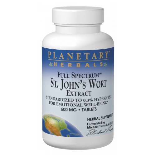Planetary Herbals Full Spectrum St. John's Wort Extract - 120 Tabs