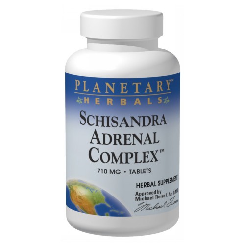 Planetary Herbals Schisandra Adrenal Complex - 120 Tabs