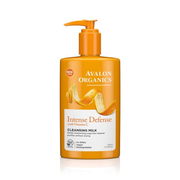 Avalon Organics Intense Defense Vitamin C Cleansing Milk 8.5Oz