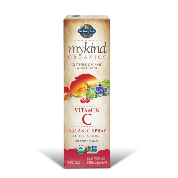 Garden Of Life Mykind Organics Vitamin C Spray - Cherry-Tangerine 2Oz