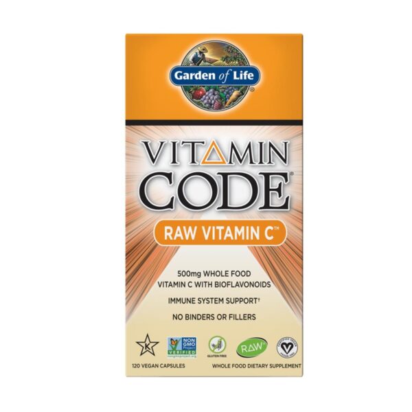 Garden Of Life Vitamin Code Raw Vitamin C 120 Vcaps