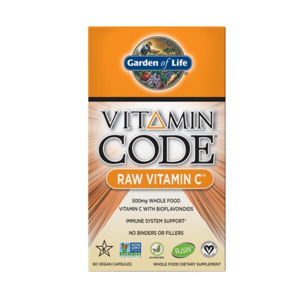 Garden Of Life Vitamin Code Raw Vitamin C 60 Vcaps