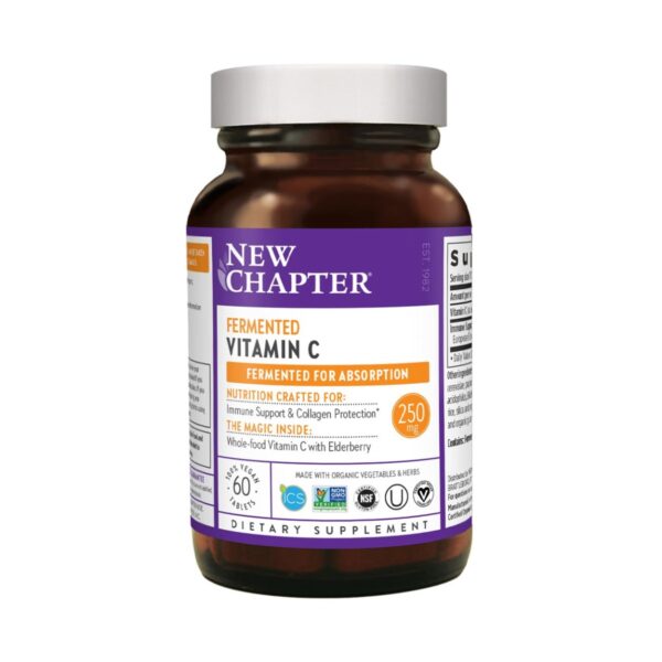 New Chapter Fermented Vitamin C 60 Tablets