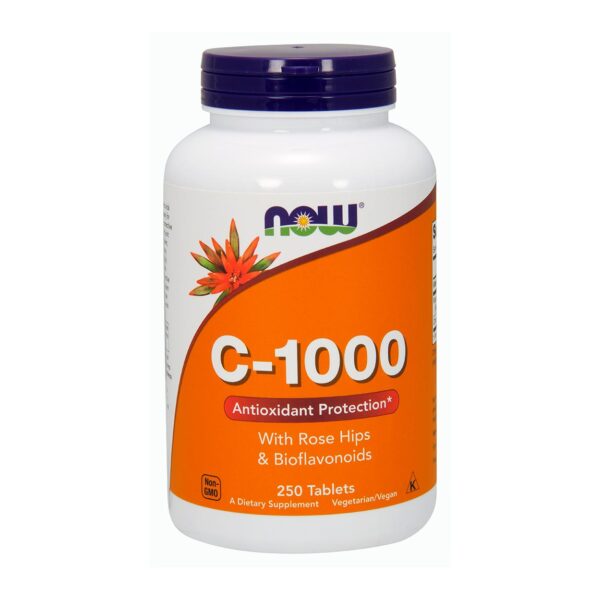 Now Vitamin C-1000 250 Tablets