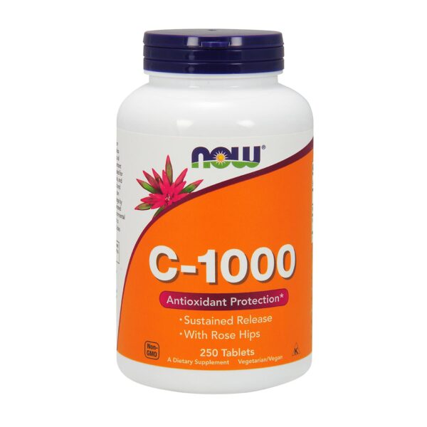 Now Vitamin C-1000 Sustained Release 250 Tablets