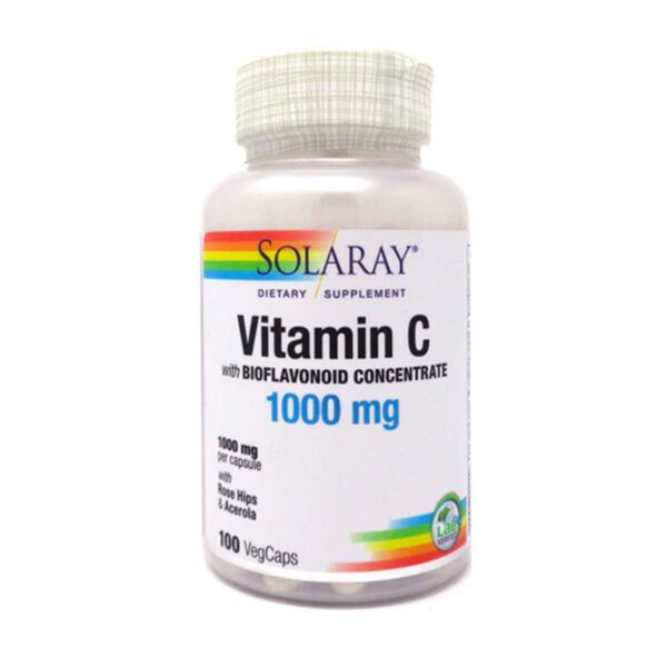 Solaray Vitamin C With Bioflavonoid Concentrate 1000Mg 100 Vcaps